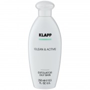 Эксфолиатор для жирной кожи 250 мл CLEAN&ACTIVE Exfoliator Oily Skin KLAPP Cosmetics / КЛАПП Косметикс