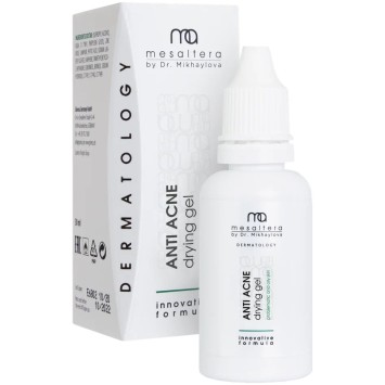 Гель для проблемной и жирной кожи 30 мл ANTI ACNE DRYING GEL Mesaltera / Мезалтера by Dr. Mikhaylova
