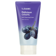 Очищающая пенка для умывания с экстрактом винограда, 150 мл Delicious Grape Soft Cleansing Foam L.Sanic / Эль Саник