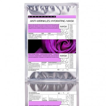 Увлажняющая маска против морщин с розой и коллагеном 30 гр. | Mesopharm professional ANTI-WRINKLES:HYDRAITING MASK