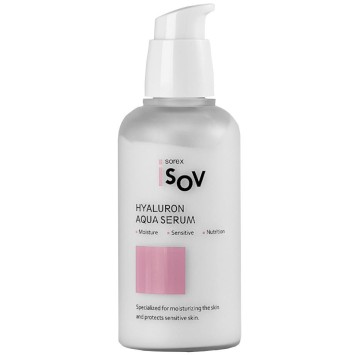 Сыворотка на основе гиалуроновой кислоты 80 мл Hyaluron Aqua Serum / Isov Sorex / Изов (Южная Корея)