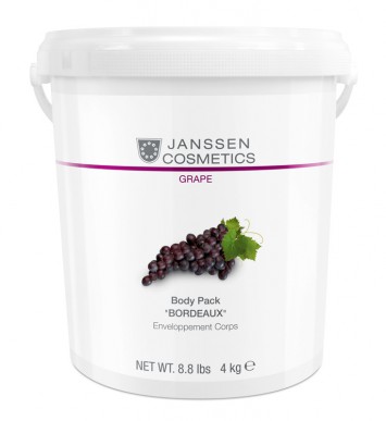 Обертывание (пудра) Бордо 4 кг Body Pack Grape "Bordeaux" Janssen Cosmetics / Янсен Косметикс