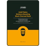 Мужская увлажняющая маска с золотом на основе активированного угля 20 мл Men's Gold Flakes Moisture Boosting Black Charcoal Mask / TTMask