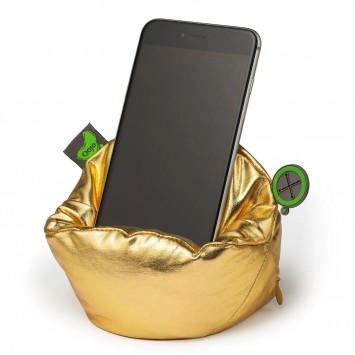 Подставка для смартфона, телефона и др. важных вещей, антистрес. Qojo (GOLD) , 170mm x 170mm