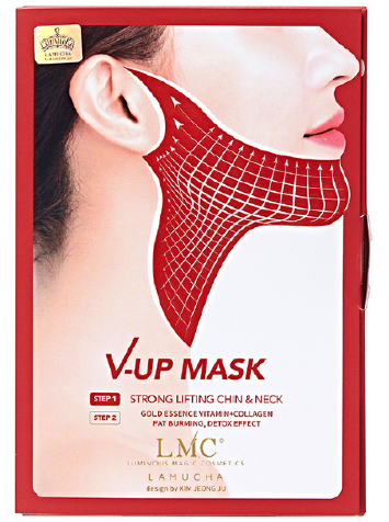 Маска для подтяжки овала лица, подбородка и шеи V-UP Mask / Lamuсha