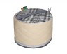 Термошапка для волос электрическая с регулятором SIRIUS PLUS ONE (BEIGE) 25x18 см Qojo