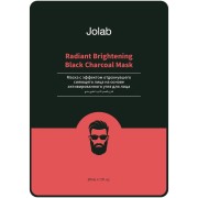Мужская  маска для лица с эффектом отдохнувшего сияющего лица на основе активированного угля 20 мл Men's Radiant Brightening Black Charcoal Mask / TTMask