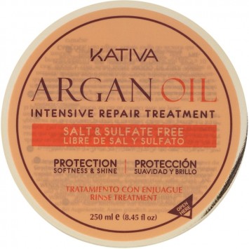 Маска для волос с маслом Арганы интенсивно восстанавливающая увлажняющая 250 мл, 500 мл ARGAN OIL Kativa / Катива
