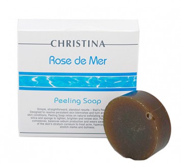 Мыльный пилинг "Роз де Мер" 1 шт - 55 мл, набор 15 шт- 450 мл Rose de Mer Peeling Soap | Christina