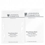 Биоцеллюлозная маска для лица и шеи 1 шт Biocellulose Mask Face Neck Janssen Cosmetics / Янсен Косметикс