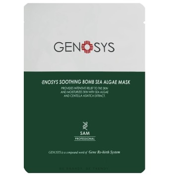 Маска с морскими водорослями 1 шт Soothing Bomb Sea Algae Mask Genosys / Генозис