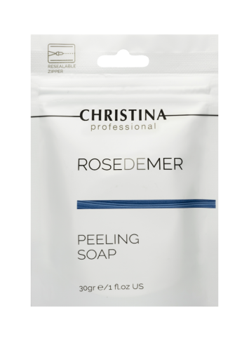 Пилинговое мыло 1шт - 30 гр Rose de Mer | Christina