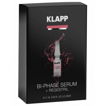 Двухфазная сыворотка "Регестрил" 3*1 мл POWER EFFECT  Bi-Phase Serum +REGESTRIL KLAPP Cosmetics / КЛАПП Косметикс