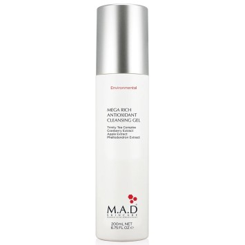 Очищающий гель, обогащенный антиоксидантами, 200 мл Mega Rich Antioxidant Cleansing Gel M.A.D Skincare