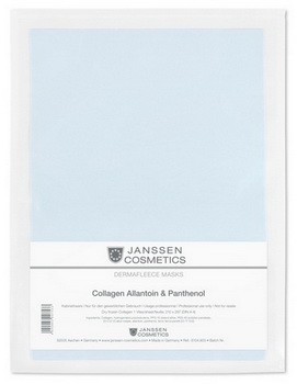 Коллаген с аллантоином и пантенолом (голубой лист) 1 шт Collagen Allantoin & Panthenol Janssen Cosmetics / Янсен Косметикс 