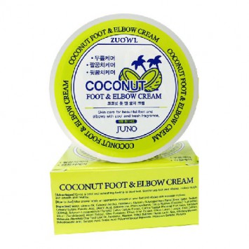 Крем для ног и локтей с кокосом, 100 мл, Zuowl Foot&Elbow Cream Coconut / Juno
