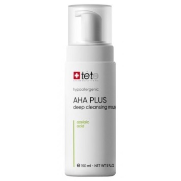 Мусс c комплексом AHA и Азелаиновой кислотой 75 мл, 150 мл AHA Plus Deep Cleansing Mousse / TETe Cosmeceutical