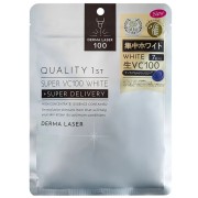 Маска дерма лазер, выравнивающая цвет кожи лица 7 шт Derma Laser Super VC100 WHITE / Quality First