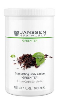 Стимулирующий увлажняющий лосьон Зеленый чай 1000 мл Stimulating Body Lotion "Green Tea" Janssen Cosmetics / Янсен Косметикс
