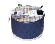 Термошапка для волос электрическая с регулятором Qojo Sirius (D.Navy) 25x18 см 2 1 1