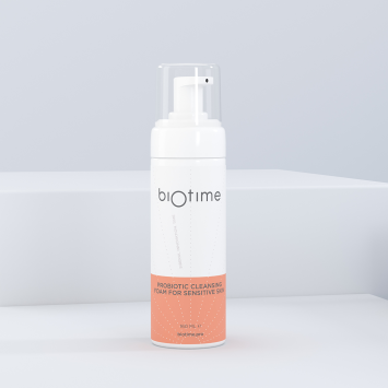 Очищающая пенка с пробиотиками 160 мл PROBIOTIC CLEANSING FOAM FOR SENSITIVE SKIN BIOTIME / Биотайм