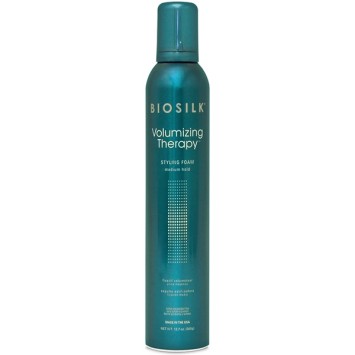 Пена для объема средней фиксации Объемная терапия 360 гр Volumizing Therapy Styling Foam BioSilk / БиоСилк