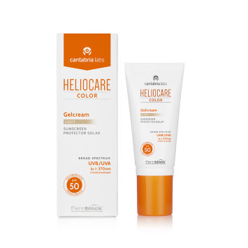 Тональный солнцезащитный гель-крем с SPF 50, 50 мл HELIOCARE Color GelCream Light Cantabria Labs / Кантабрия Лабс