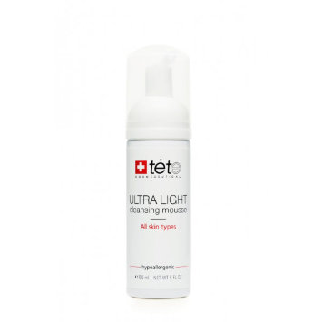 Ультра легкий Мусс для умывания 75 мл, 150 мл Ultra Lighteancing Cleansing Mousse / TETe Cosmeceutical