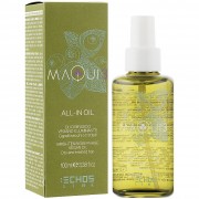 Натуральное двухфазное масло для сияния сухих и истощенных волос 100 мл Maqui 3 Brightening Bi-Phase Vegan Oil Echosline / Экослайн
