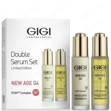 Промо набор сывороток Oil + Glow up New Age G4 Perfect Comdo Set GiGi / ДжиДжи