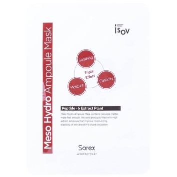 Маска тканевая 25 гр Meso Hydro Ampoule Mask / Isov Sorex / Изов (Южная Корея)