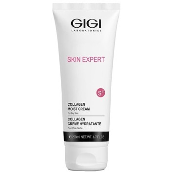 Увлажняющий крем с коллагеном и эластином для сухой кожи 250 мл Collagen Elastin Skin Expert Collagen Moist Cream for dry skin GiGi / ДжиДжи