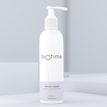 Тоник с фитиновой кислотой для борьбы с гиперпигментацией 180 мл TONER WHITE BIOTIME / Биотайм