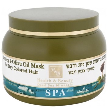 Маска для сухих окрашенных волос с оливковым маслом и медом 250 мл Health & Beauty / Хэлс энд Бьюти