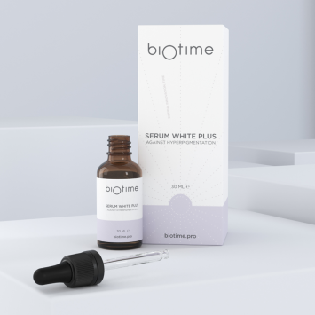 Высокоэффективная осветляющая сыворотка 30 мл SERUM WHITE PLUS with retinol 1% BIOTIME / Биотайм