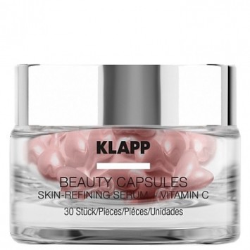 Капсулы для лица 30 шт BEAUTY CAPSULES Skin-Refining Serum + Vitamin C KLAPP Cosmetics / КЛАПП Косметикс