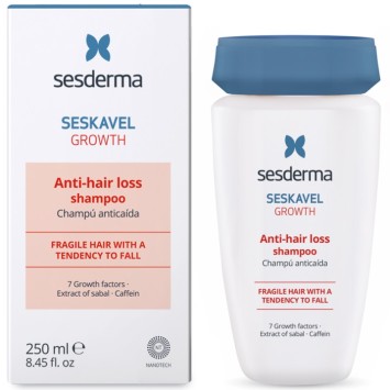 Шампунь от выпадения волос 250 мл Seskavel Champu Anticaida Sesderma / Сесдерма
