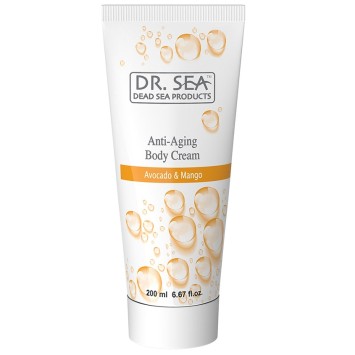 Крем для тела против старения с маслами авокадо и манго 200 мл Anti-Aging Body Cream / Dr. Sea