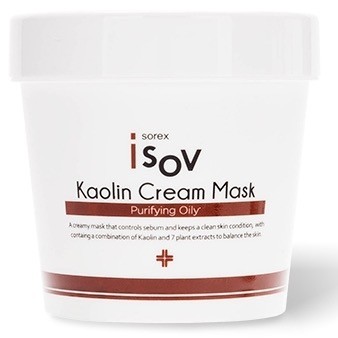 Маска-крем для проблемной кожи с акне 200 мл Kaolin cream Mask / Isov Sorex / Изов (Южная Корея)