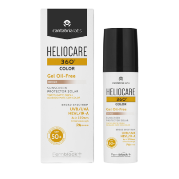 Тональный солнцезащитный гель с SPF 50+, 50 мл HELIOCARE 360º Color Gel Oil-Free Cantabria Labs / Кантабрия Лабс