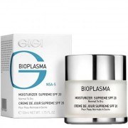 Крем увлажняющий для нормальной и сухой кожи SPF 20 50 мл, 200 мл BioPlasma Moist for Dry Skin SPF 20 GiGi / ДжиДжи