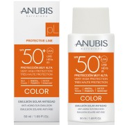 Антивозрастная солнцезащитная эмульсия с тоном СПФ 50+ 50 мл COLOR SPF50+ Anti-Aging Sun Emulsion / ANUBIS Barcelona