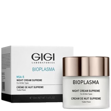 Крем ночной Суприм 50 мл, 200 мл Bioplasma Night Cream Supreme GiGi / ДжиДжи