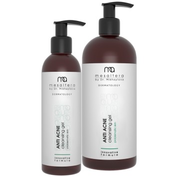  Анти Акне гель очищающий для жирной и проблемной кожи 200 мл, ANTI ACNE CLEANSING GEL Mesaltera / Мезалтера by Dr. Mikhaylova