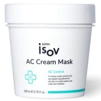 Маска для жирной кожи 250 мл Clay cream Mask / Isov Sorex / Изов (Южная Корея)