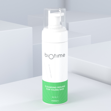 Мусс очищающий для молодой кожи РН 4,8 160 мл CLEANSING MOUSSE FOR YOUNG SKIN BIOTIME / Биотайм