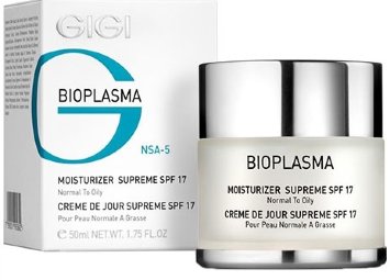 Крем увлажняющий для нормальной и жирной кожи с SPF 17 50 мл, 200 мл BioPlasma Moist Supreme SPF 17 GiGi / ДжиДжи