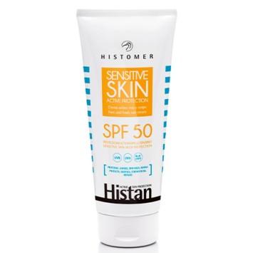 Солнцезащитный крем для чувствительной кожи SPF 50 200 мл Histan Histomer / Хистомер
