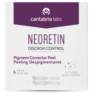 Пилинг осветляющий: диски с пропиткой, 6 х 1 мл NEORETIN Lightening Peel Cantabria Labs / Кантабрия Лабс