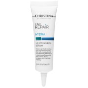 Сыворотка для кожи вокруг глаз и шеи с гиалуроновой кислотой 30 мл Line Repair Hydra Ha Eye & Neck Serum | Christina